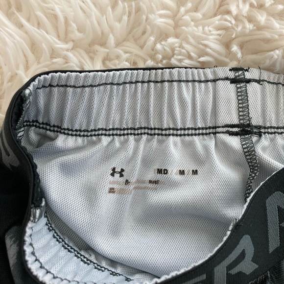 Bundle of 2 Under Armour Black and Gray Athletic Shorts - Picture 2 of 5